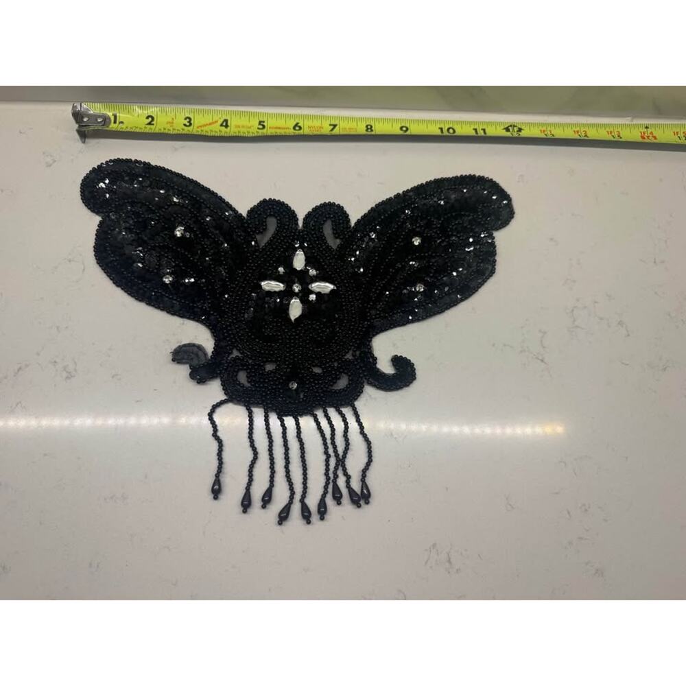 Designer Butterfly Sequin Applique/Patch 1920’s Inspired Gatsby